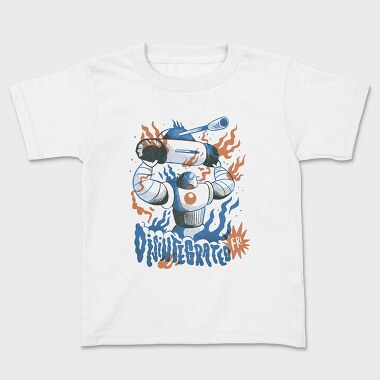 Robot Invasion 05, Kids' T-Shirt