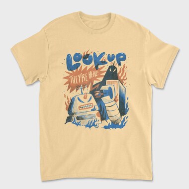 Robot Invasion 06, Unisex Men's T-Shirt