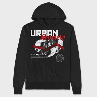 Urban Society, Unisex Men's Hoodie