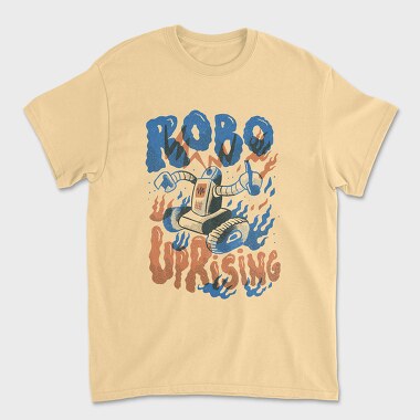 Robot Invasion 08, Unisex Men's T-Shirt