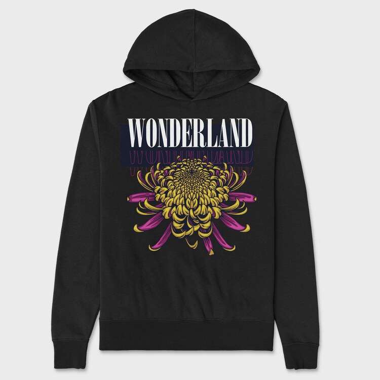 Wonderland Chrysanthemum, Унисекс Мъжко Суичър
