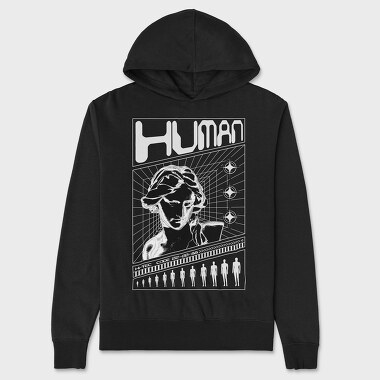Human, Unisex Men's Hoodie