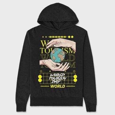 World Tourism, Unisex Men's Hoodie