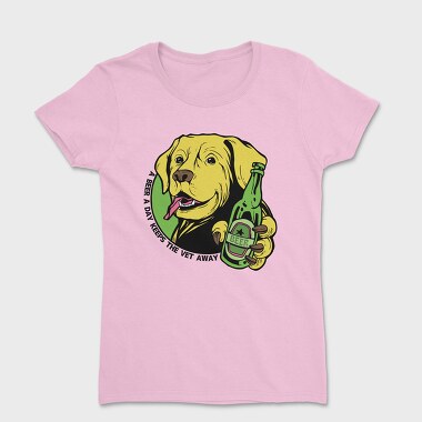 A Beer A Day Keeps Yhe Vet Away, Women's T-Shirt