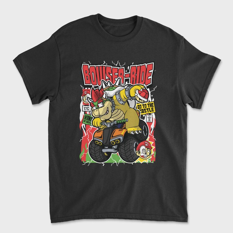 Bowser Ride, Unisex Men's T-Shirt