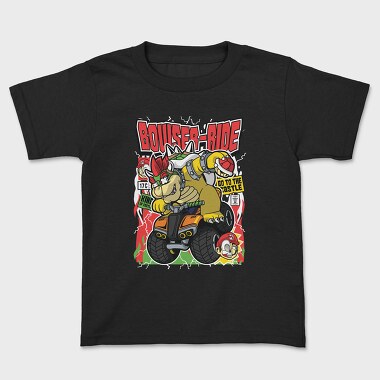 Bowser Ride, Kids' T-Shirt