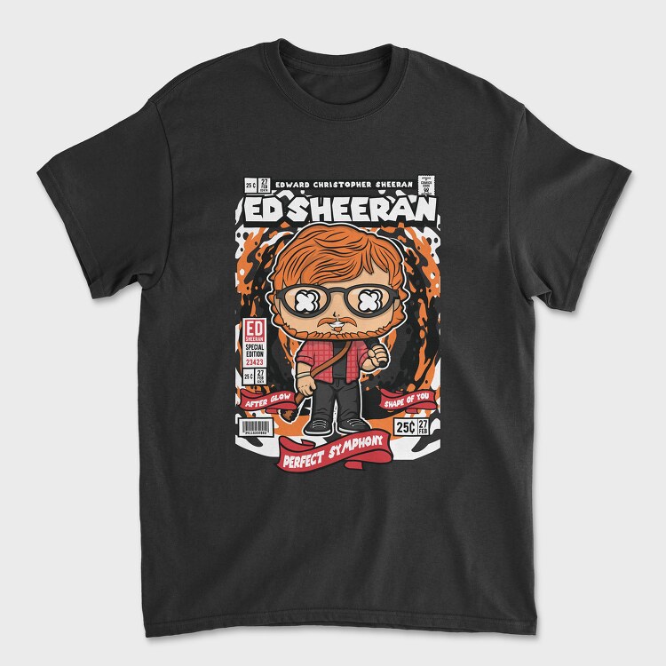 Ed Sheeran, Unisex Men's T-Shirt