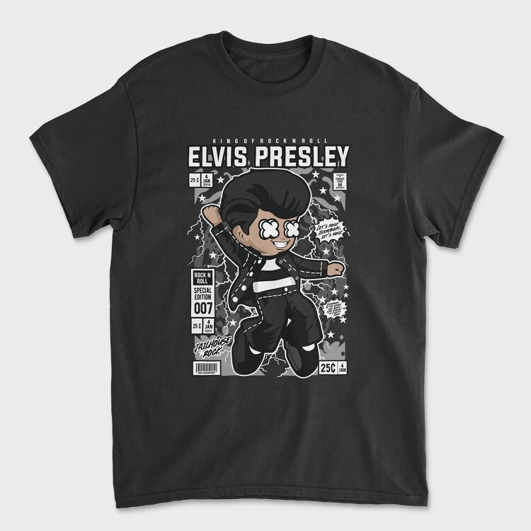 Elvis, Унисекс Мъжка Тениска