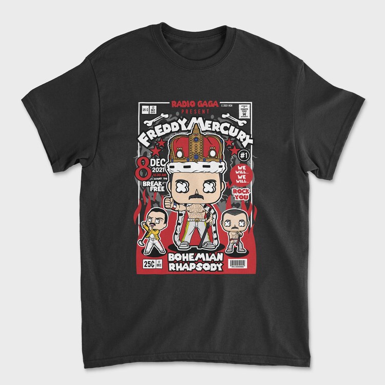 Freddy Mercury 2, Unisex Men's T-Shirt