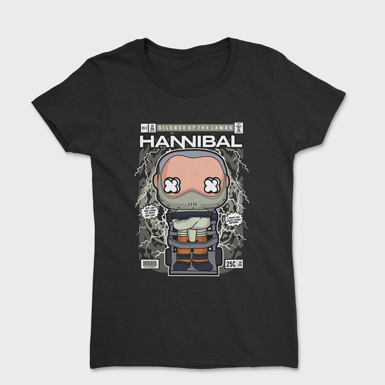 Hannibal Lector Silence Of The Lambs, Women's T-Shirt