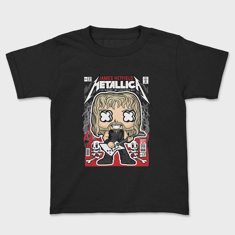 James Hetfield Metallica, Детска Тениска