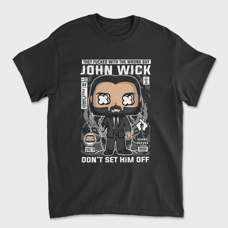 John Wick, Унисекс Мъжка Тениска