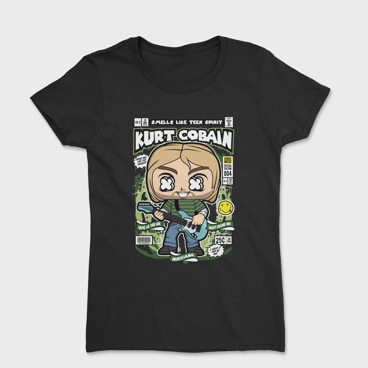 Kurt Cobain, Women's T-Shirt