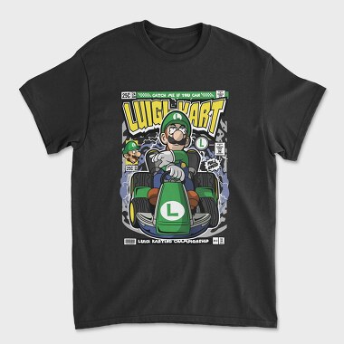 Luigi Karting, Unisex Men's T-Shirt
