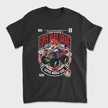 Mario Ride, Unisex Men's T-Shirt