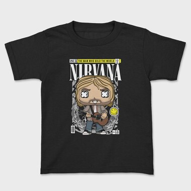 Nirvana Kurt Cobain, Kids' T-Shirt
