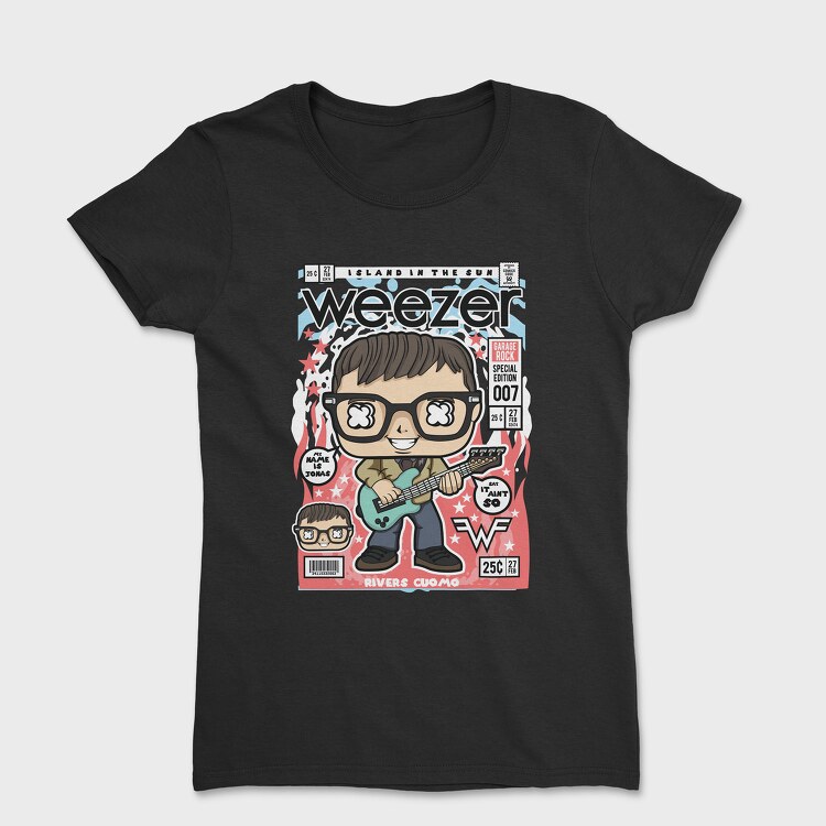 Rivers Cuomo Weezer, Women's T-Shirt