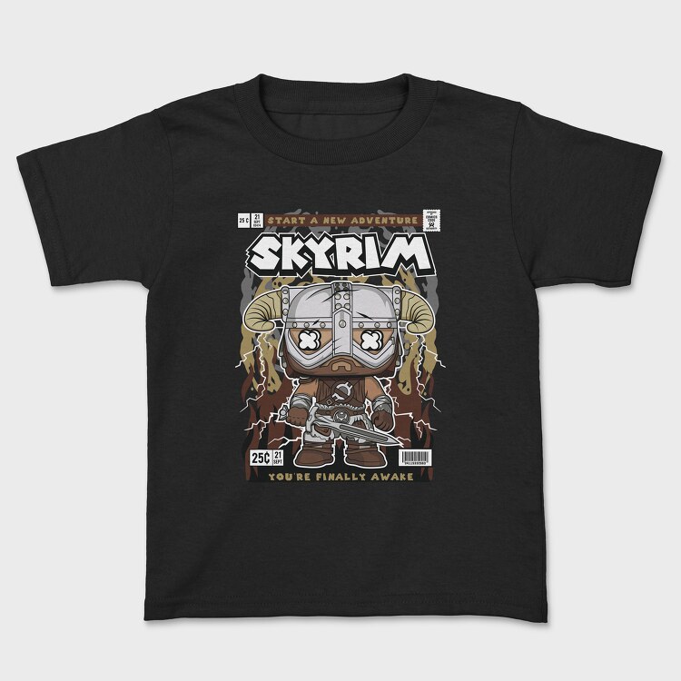 Skyrim, Kids' T-Shirt