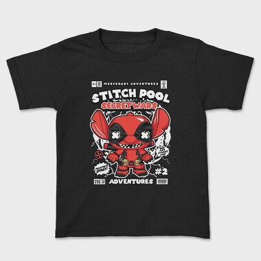 Stitch Pool, Kids' T-Shirt