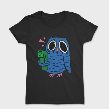 Crazy Owl Gun, Women's T-Shirt