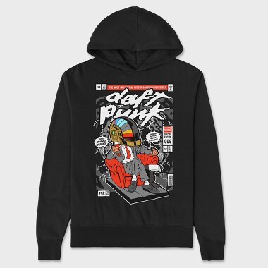 The Daft Punk Boss, Unisex Men's Hoodie