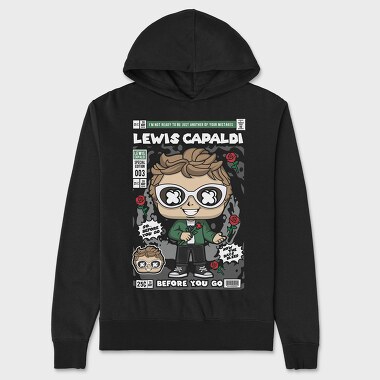 Lewis Capaldi, Unisex Men's Hoodie