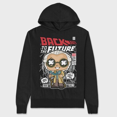 Dr Emmett Brown, Unisex Men's Hoodie