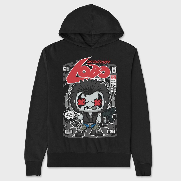 Lobo, Unisex Men's Hoodie