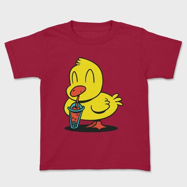 Duck Bubble Tea, Kids' T-Shirt
