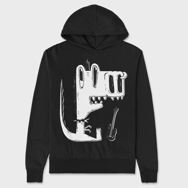 Trex Guitar, Unisex Men's Hoodie