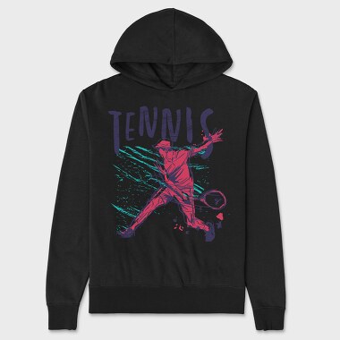 Tennis Man, Unisex Men's Hoodie