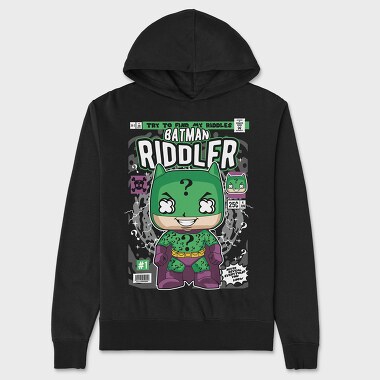 Batman Riddler, Unisex Men's Hoodie