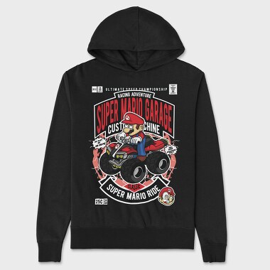 Mario Ride, Unisex Men's Hoodie