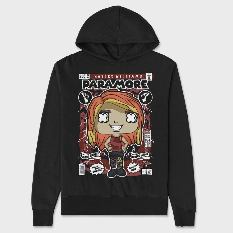 Paramore Hayley Williams, Unisex Men's Hoodie