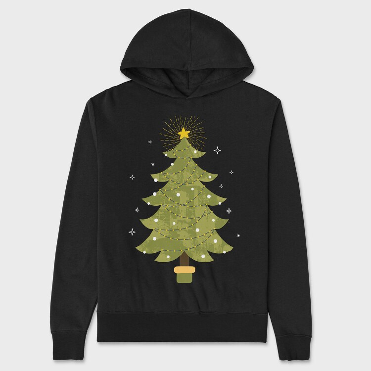 Christmas Tree, Unisex Men's Hoodie