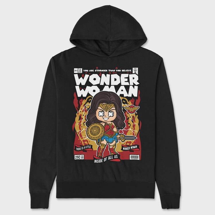 Wonder Woman, Унисекс Мъжко Суичър
