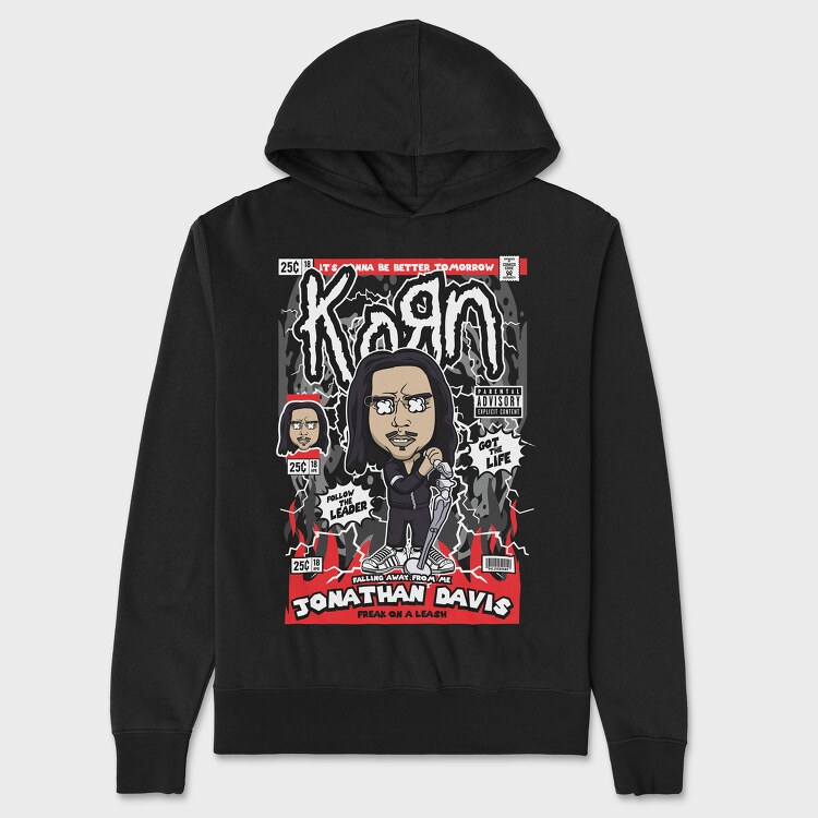 Jonathan Davis KoRn, Unisex Men's Hoodie