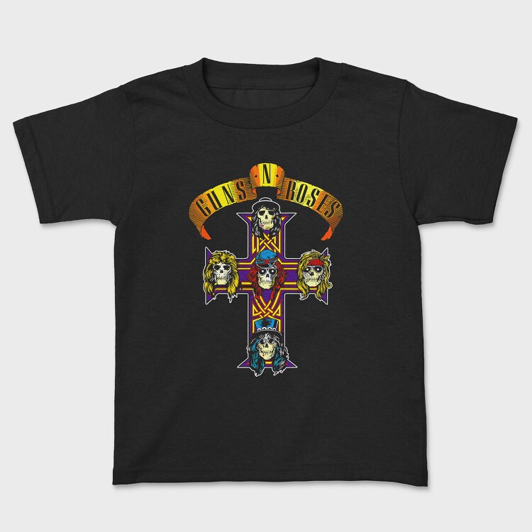 Guns N Roses 5, Kids' T-Shirt