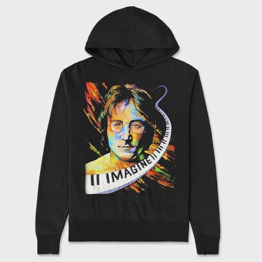 John Lennon, Unisex Men's Hoodie