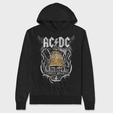 Unisex Men's Hoodie, ACDC 4