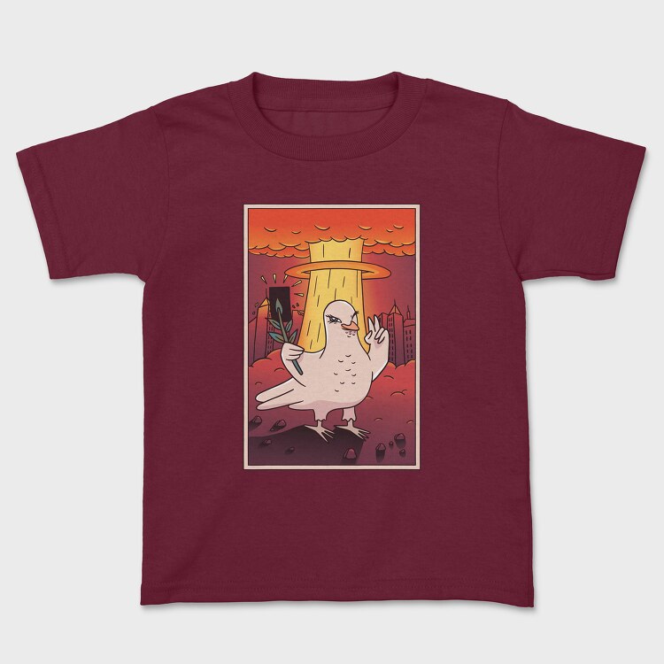 Atomic Dove, Kids' T-Shirt