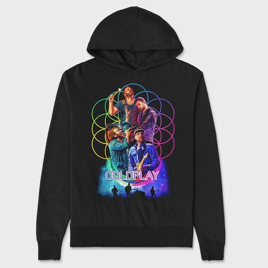 Coldplay, Unisex Men's Hoodie