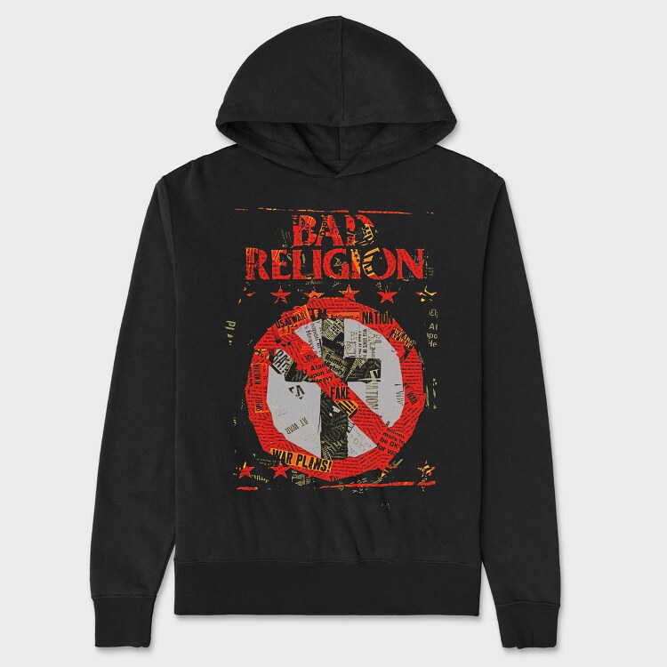 Bad Religion, Unisex Men's Hoodie