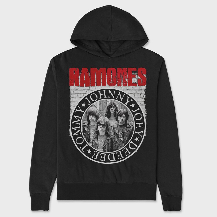 Ramones, Unisex Men's Hoodie