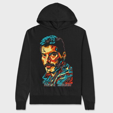 Freddie Mercury, Unisex Men's Hoodie