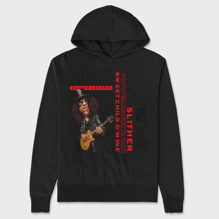 Slash 1, Unisex Men's Hoodie