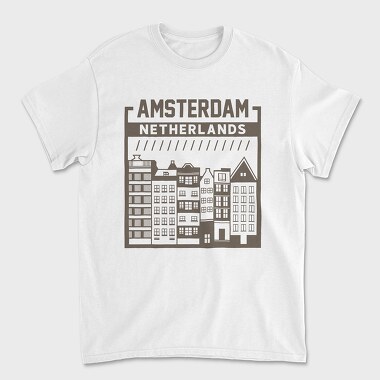 Amsterdam, Unisex Men's T-Shirt