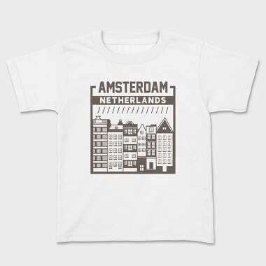 Amsterdam, Kids' T-Shirt