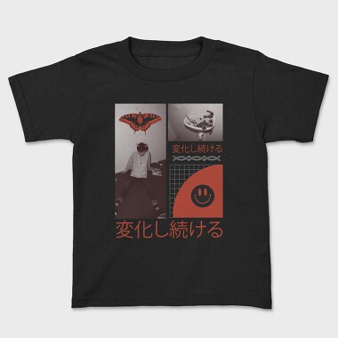 Anime Japanese 8, Kids' T-Shirt