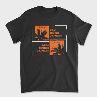Unisex Men's T-Shirt, Anse Source